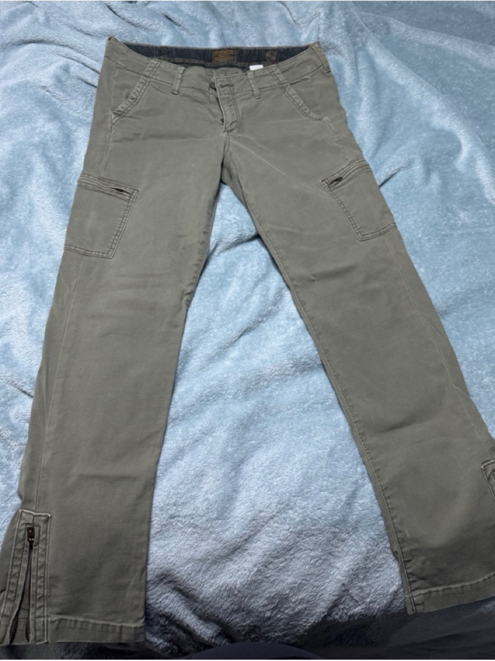 Lucky Brand Olive Green Casual Pants